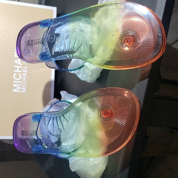 NWT IN BOX Little Girls Michael Kors Sandals - Picture 5 of 8